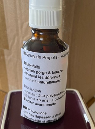 Propolis en spray (fait maison)